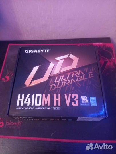 Материнская плата gigabyte h410m h v3 lga 1200