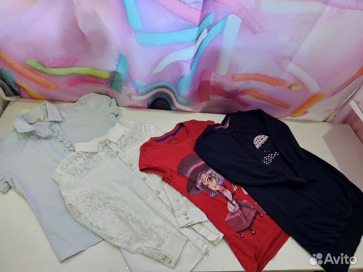 Огромный пакет вещей на девочку от 122 размера