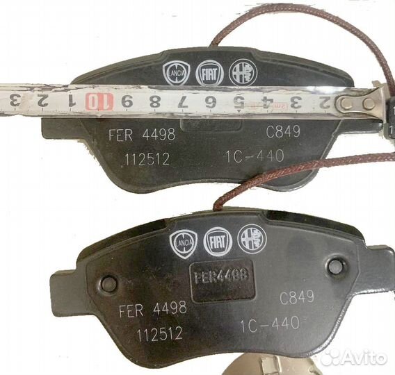 Колодки тормозные linea corsa D пер. fiat 77365857