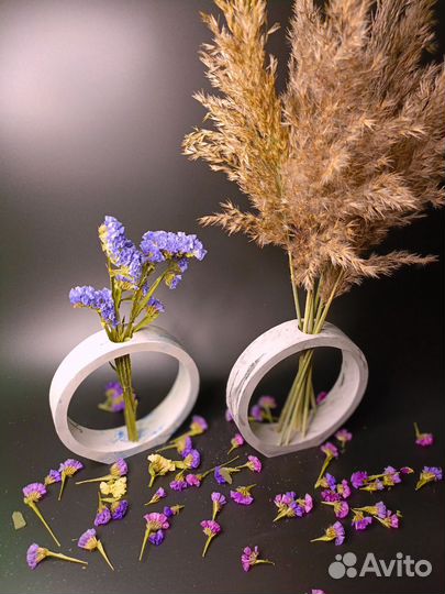 Кашпо с настоящим мхом. вазы