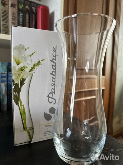 Ваза стекло 25 см