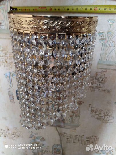 Хрустальная бра bohemia на 2 лампочки