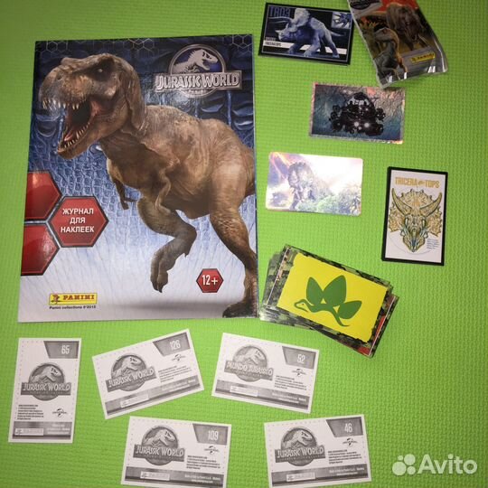 Наклейки Jurassic world 2 (panini) Динозавры