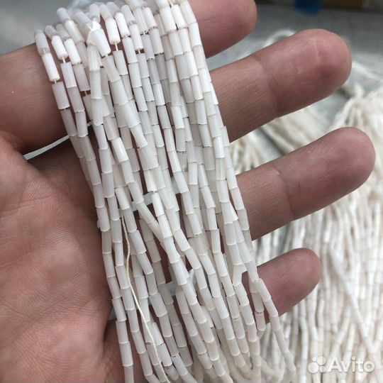 Сатиновый стеклярус винтажный