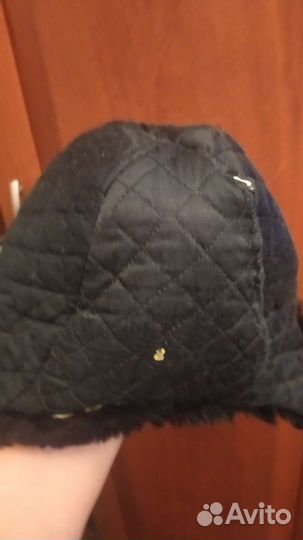 Детская шапка из мутона, 48-50 размер