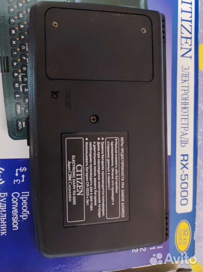 Citizen rx-5000 Электроннотетрадь