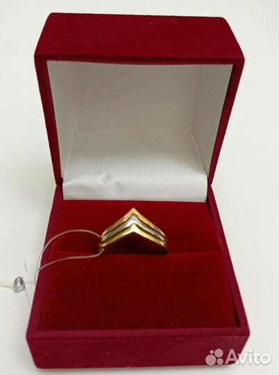 Золотое кольцо 20,5 р-р Арт 6