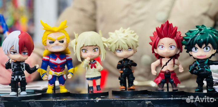 Аниме фигурки джоджо наруто геншин клинок