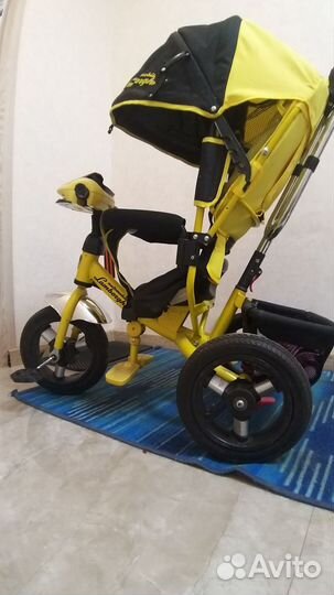 Детский велосипед с ручкой