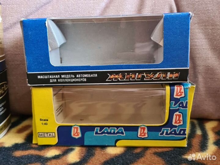 Коробочки для моделей СССР 1:43 оригиналы