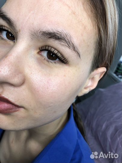 Наращивание ресниц модель