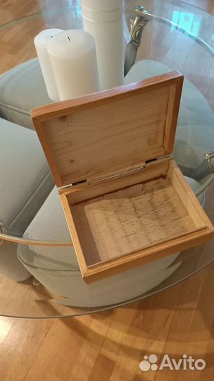 Шкатулка ручной работы из дерева