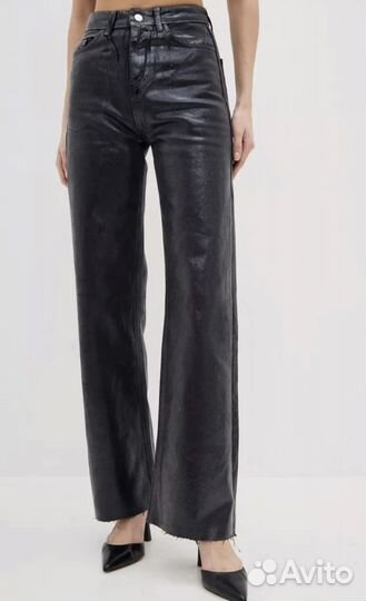 Брюки женские блестящие
