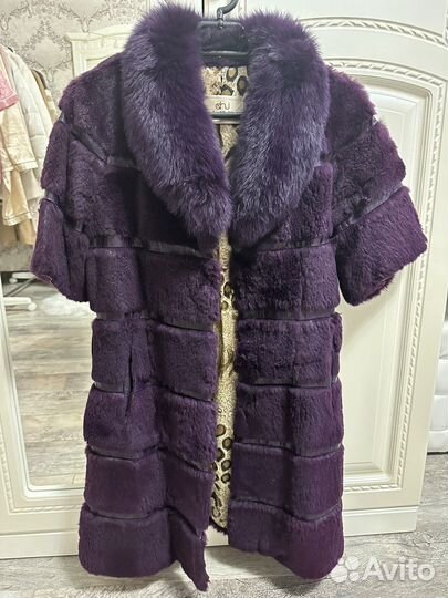 Продам шубку кролик, песец
