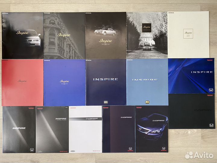Дилерские каталоги Honda Inspire 1995-2010 Япония