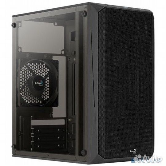 Корпус mATX Aerocool CS-107-A-BK-v2, Mini-Tower, б