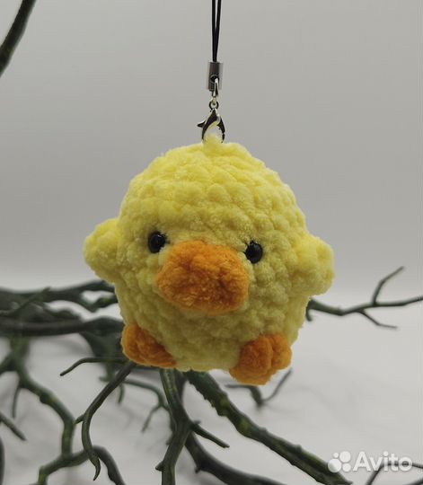 Брелок уточка ручной работы