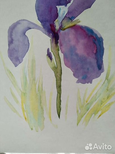 Скетч. Акварельная картина