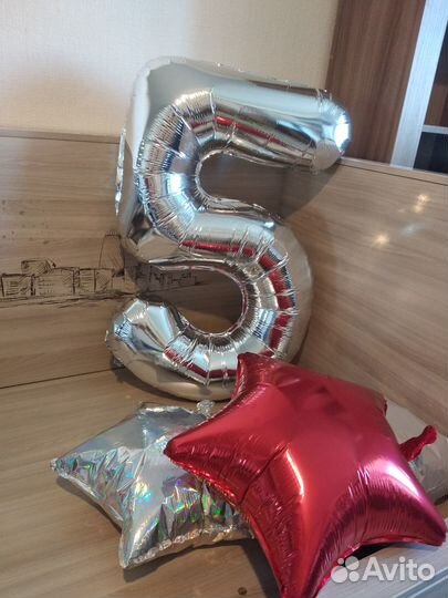 Цифра 5 на день рождения