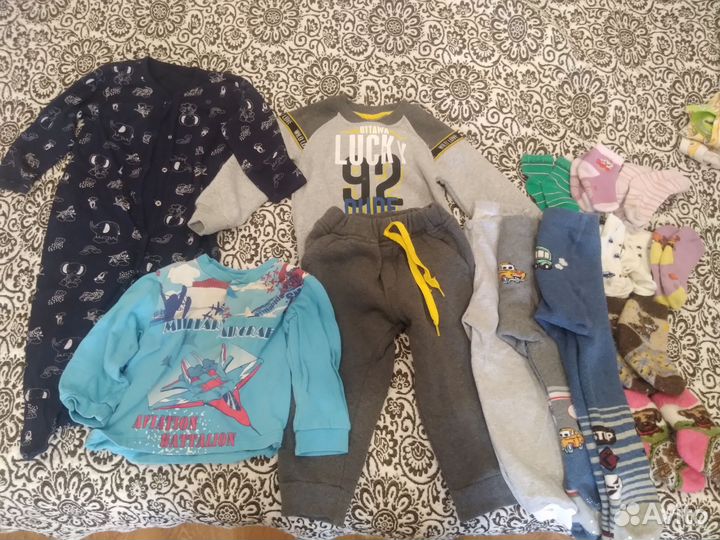 Детские вещи пакетом на мальчика 80 86