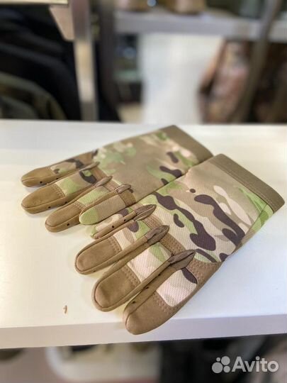 Перчатки тактические вторая кожа олива мультикам