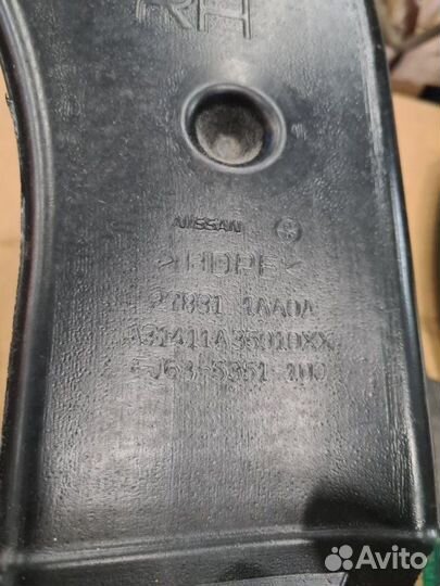 Воздуховод салона Nissan Murano Z51 VQ35DE 2012