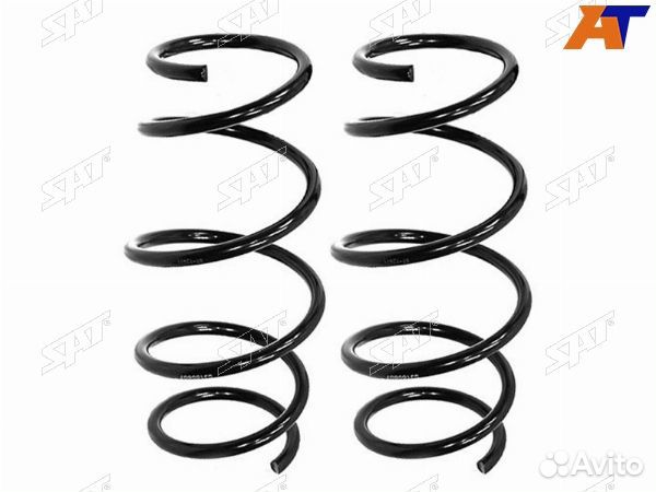 Комплект пружин 2шт передние toyota auris