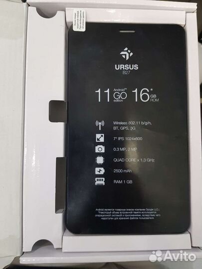 Планшет dexp ursus B27