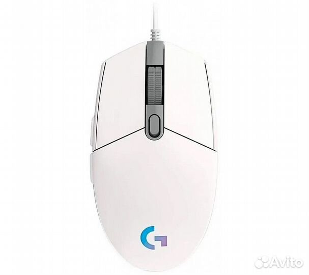 Мышь Logitech G G102 Lightsync, белый