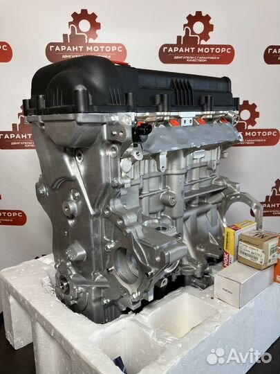 Новый двигатель на hyundai Solaris Rio G4FA 1.4