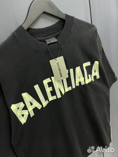 Balenciaga футболка оверсайз унисекс (топ 2024)