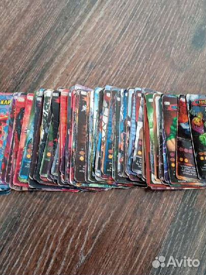 Карточки человек паук 1 серия 102 шт, есть уск