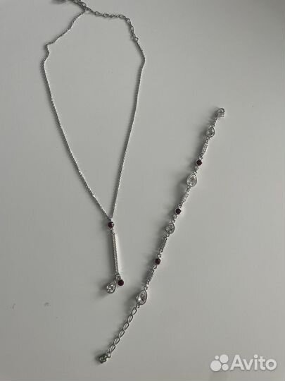 Колье и браслет Swarovski