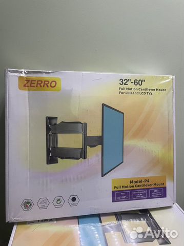 Кронштейн для тв поворотный наклонный 32/60