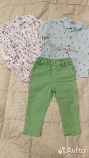 Одежда для мальчика 9-12 мес пакетом