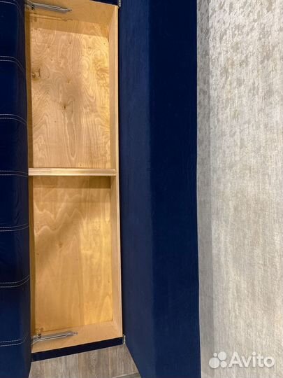 Диван раскладной синий