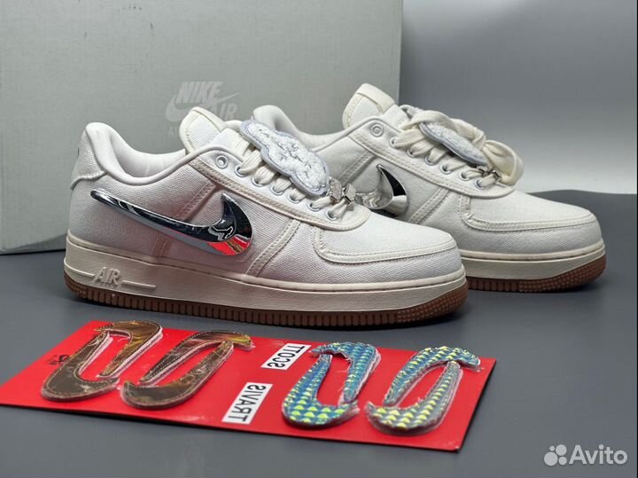 Кроссовки Nike Air Force 1 Low Travis Scott Sail