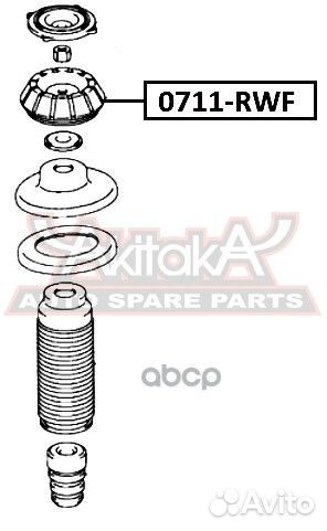 Опора переднего амортизатора 0711-RWF asva