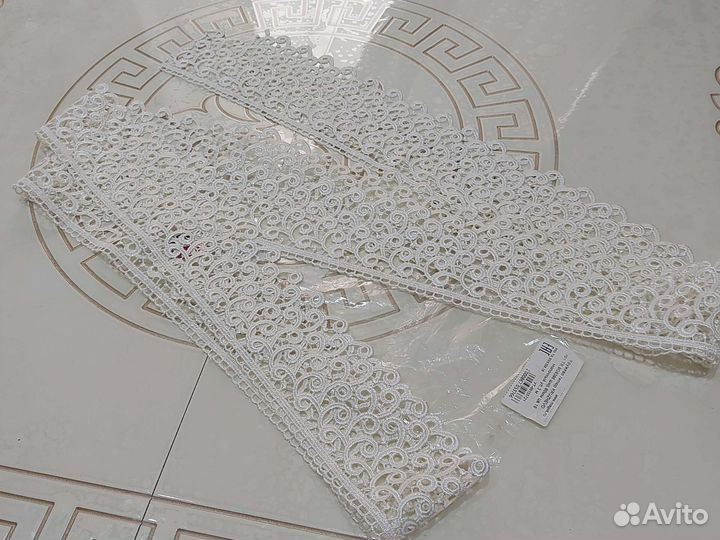 Кружево гипюр 3м 8см ширина