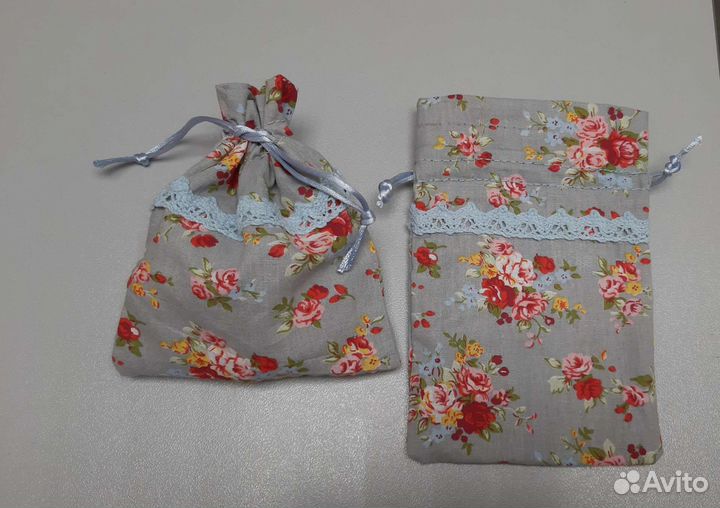Мешочки подарочные и броши