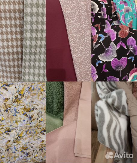 Ткань, костюмная, пальтовая, синтепон, дублерин