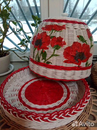 Хлебница ручной работы