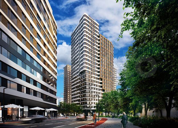 1-к. квартира, 38,5 м², 17/25 эт.