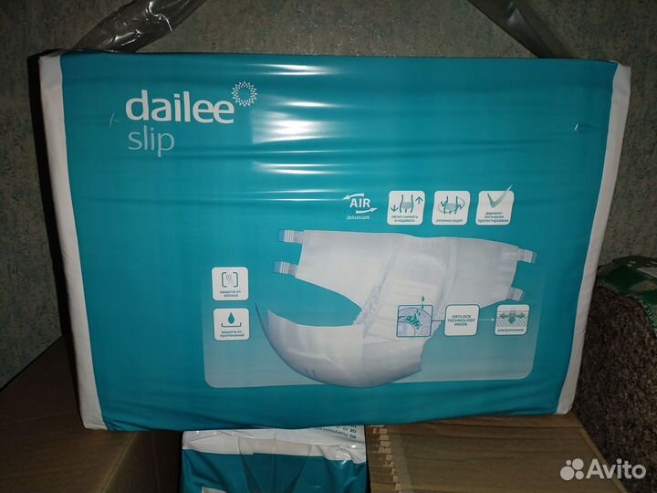 Памперсы для взрослых размер L по 30 штук