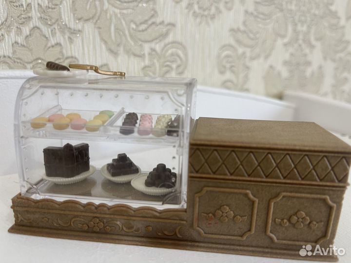 Sylvanian Families кафе, столы и стулья раритет