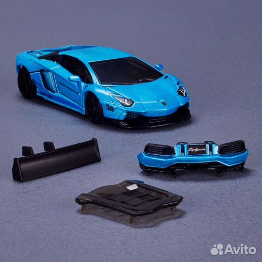 Hot Wheels Elite 64 lbwk Lamborghini Aventador LP