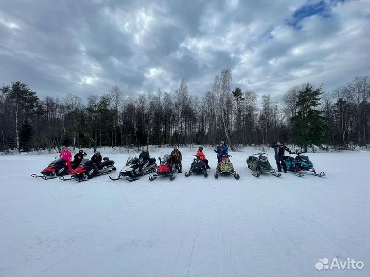 Туры на снегоходе в Карелии