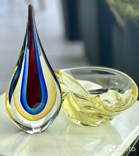 Муранское стекло Статутка Капля