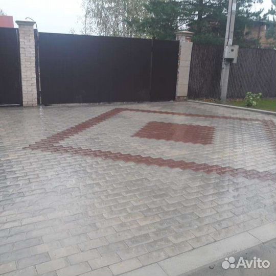 Укладка тротуарной плитки