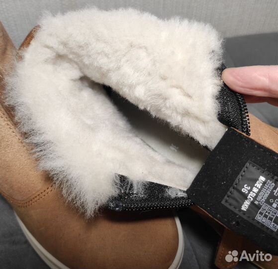 Зимние ботинки ecco-36р